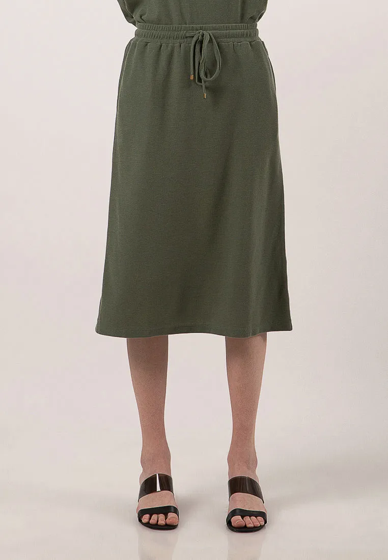 Midi Skirt A-line Silhouette