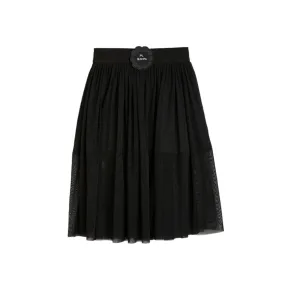 MINI RODINI - Bat Flower Tulle Skirt