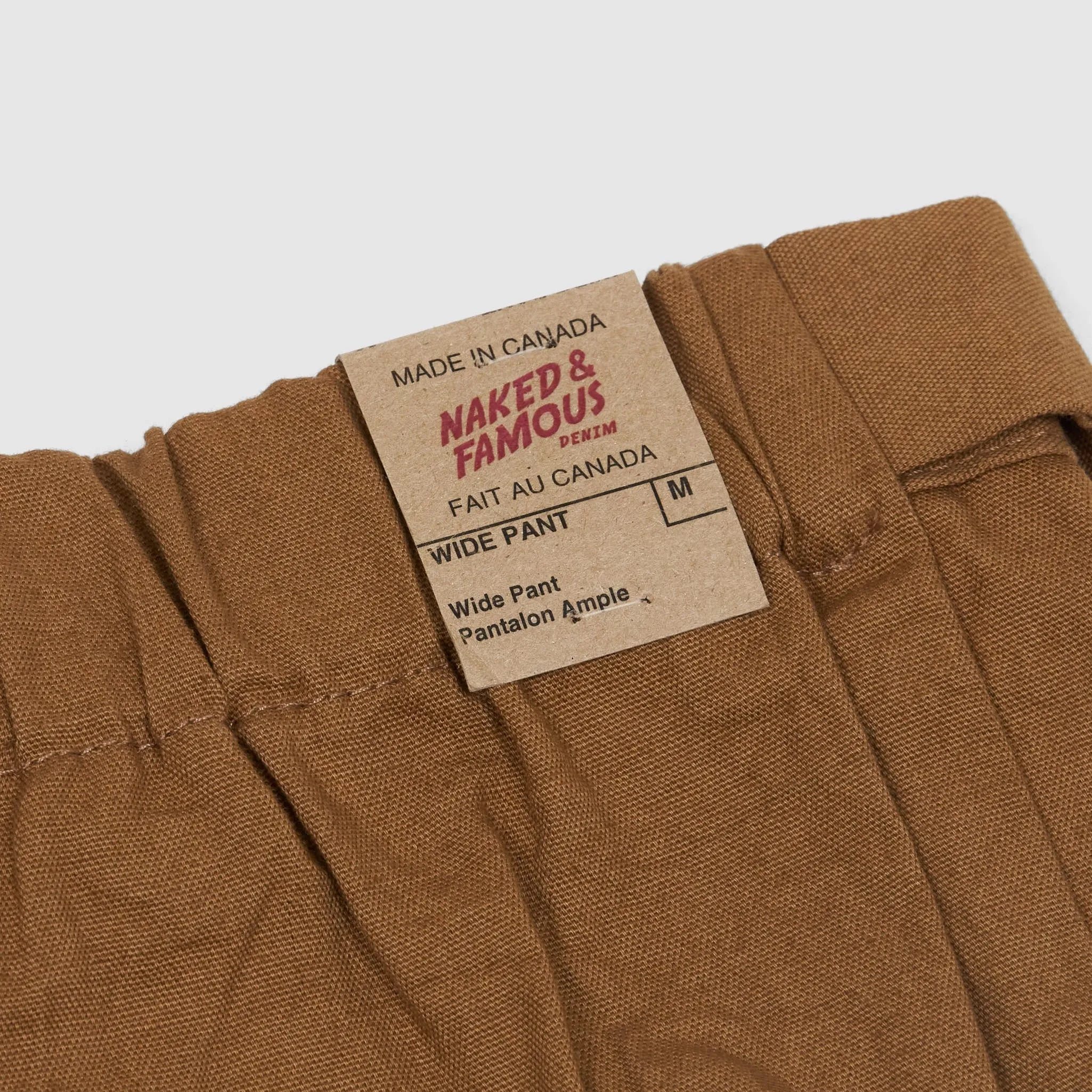 Naked & Famous Ladies Wide Canvas Pants