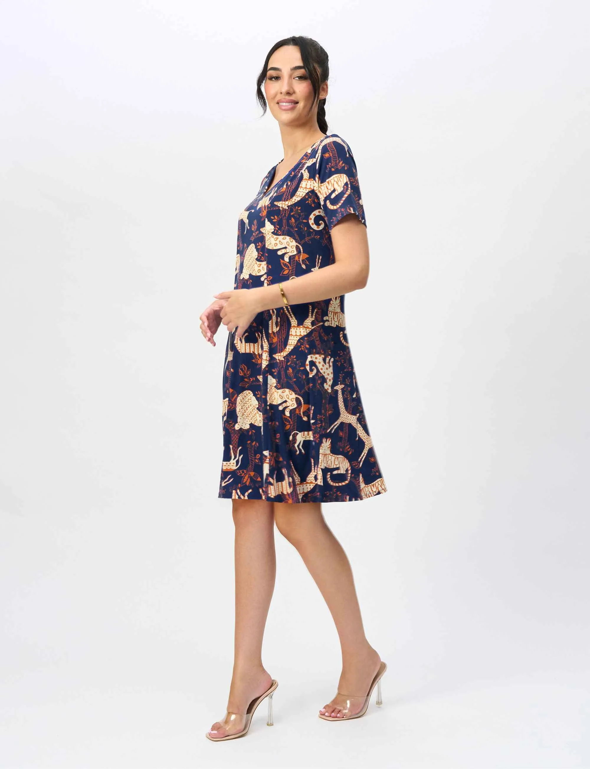Nila 'Animal Party' A-line Shift Dress