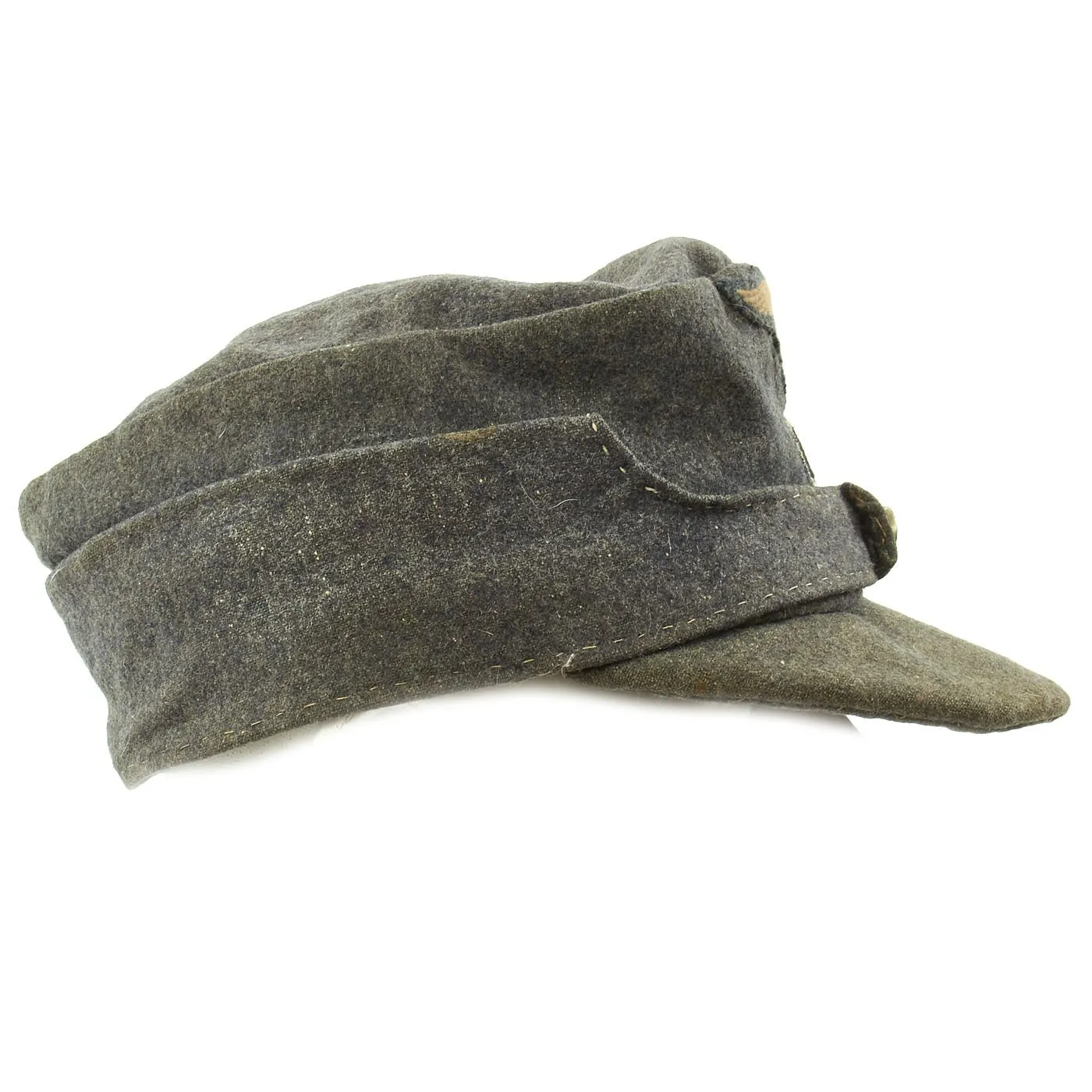 Original German WWII Luftwaffe Service Worn M43 Einheitsmütze Wool Field Cap