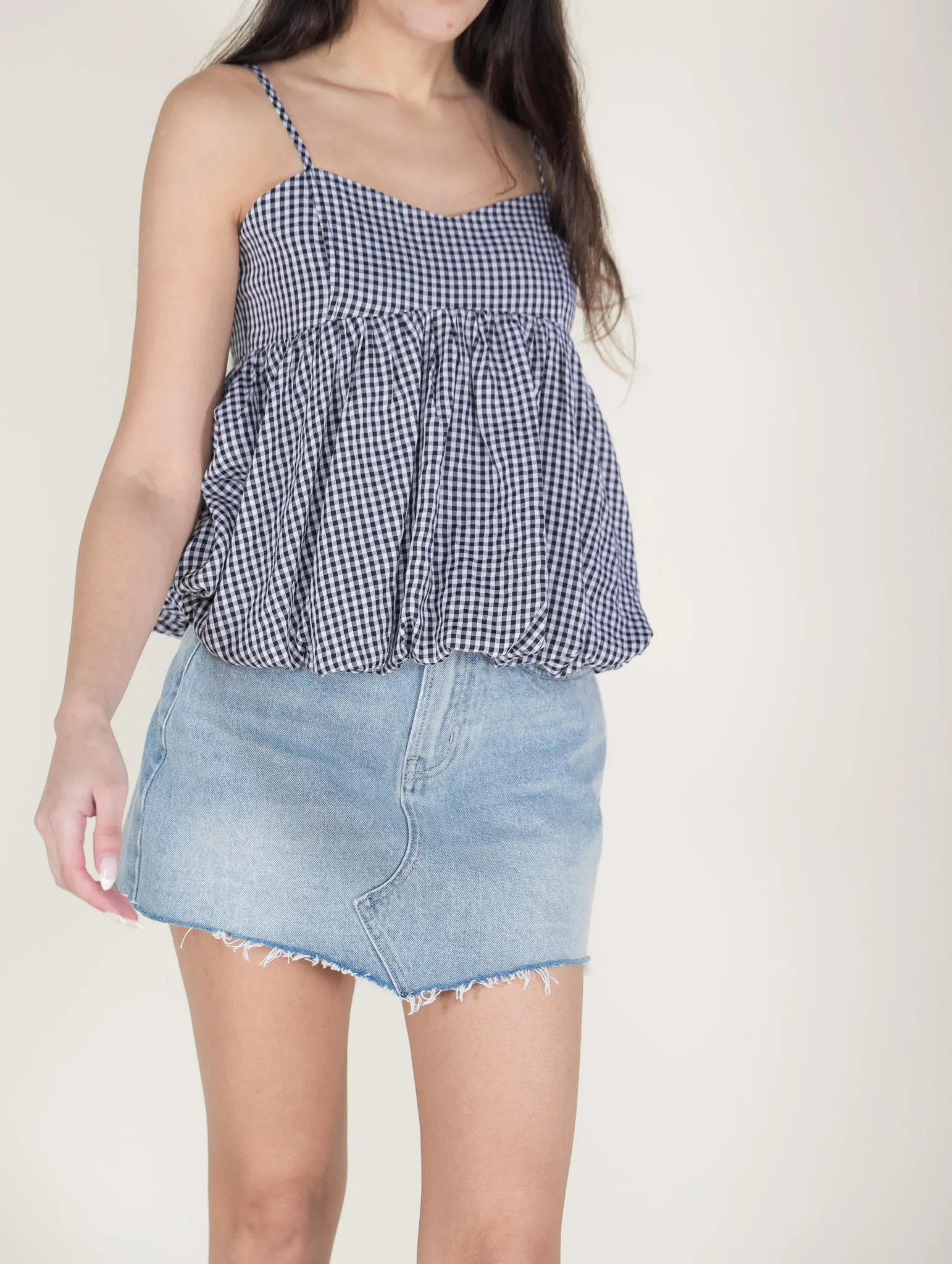 Paris Denim Mini Skirt