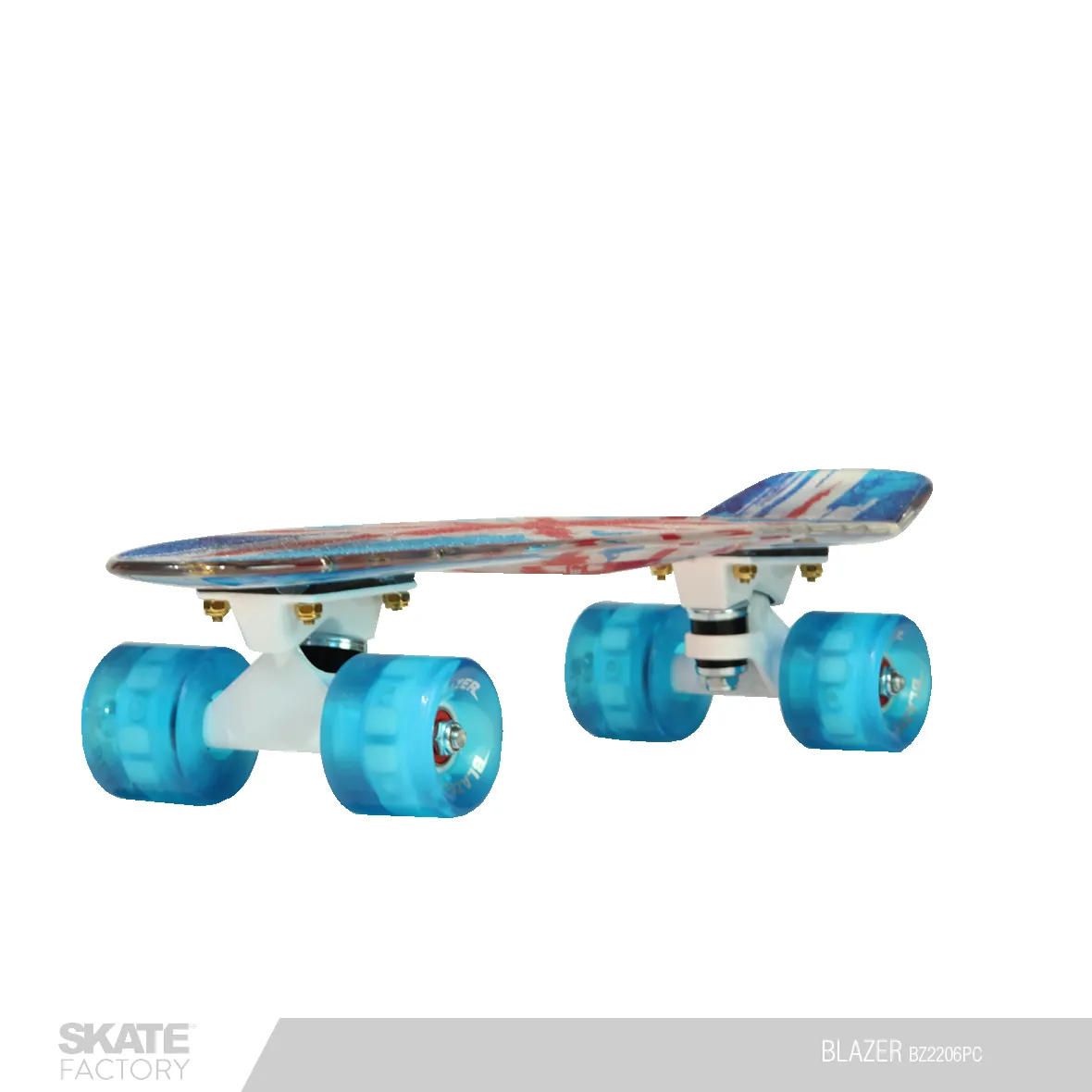 PENNYBOARD PATINETA TRANSPARENTE INGLATERRA BLAZER