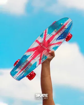 PENNYBOARD PATINETA TRANSPARENTE INGLATERRA BLAZER