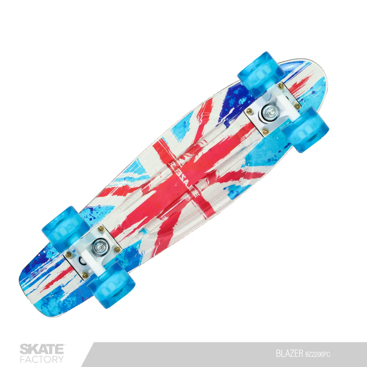 PENNYBOARD PATINETA TRANSPARENTE INGLATERRA BLAZER
