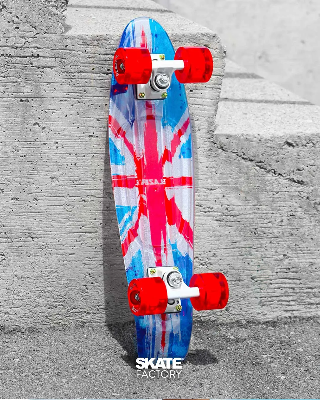 PENNYBOARD PATINETA TRANSPARENTE INGLATERRA BLAZER