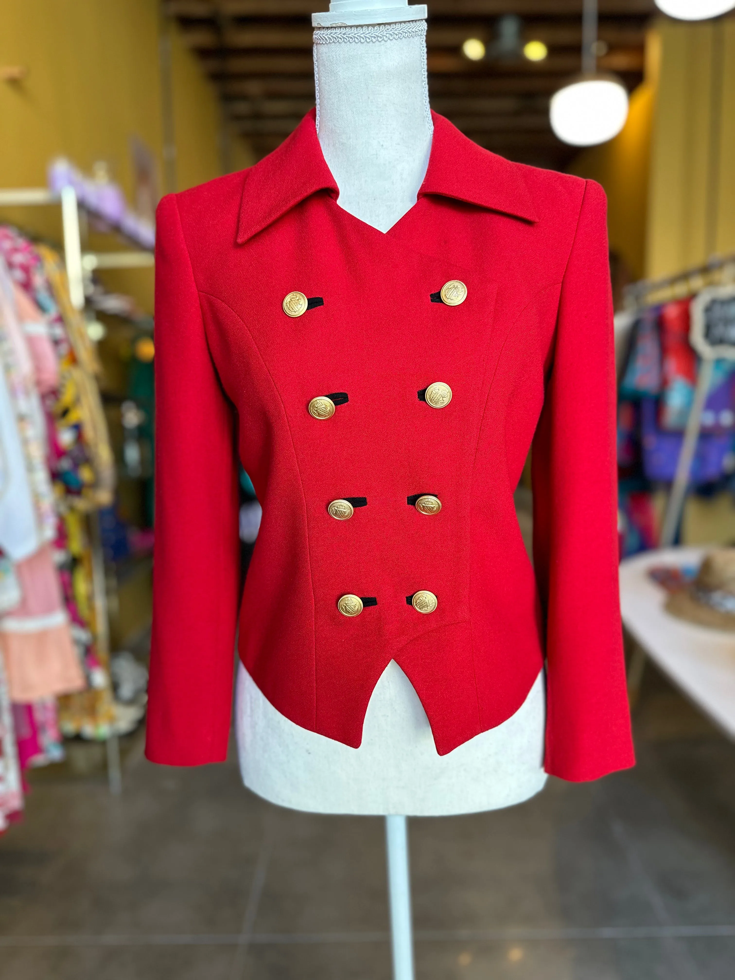 Petite Sophisticate Military Blazer
