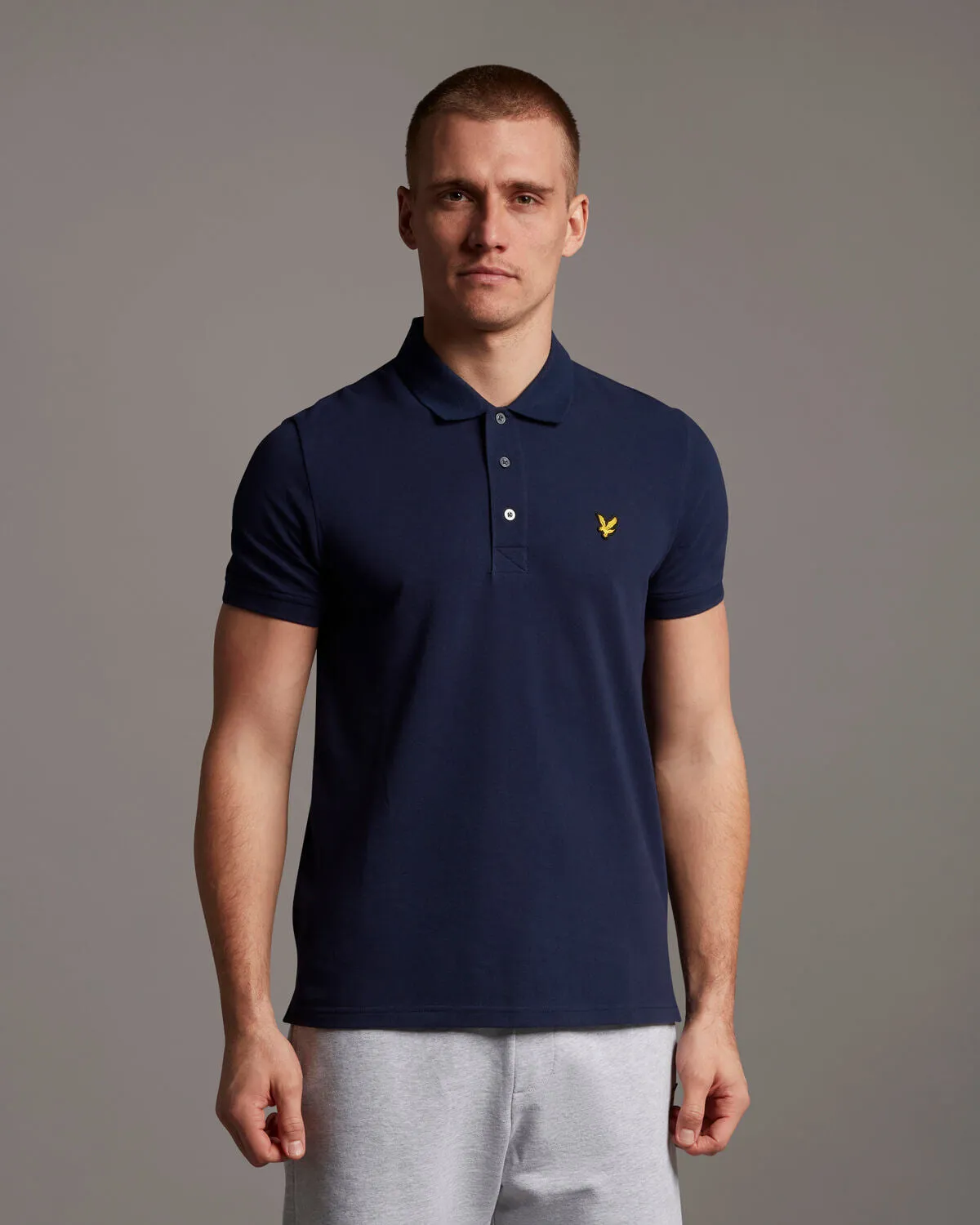 Plain Polo Shirt - Navy