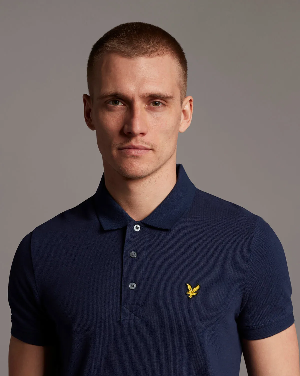 Plain Polo Shirt - Navy