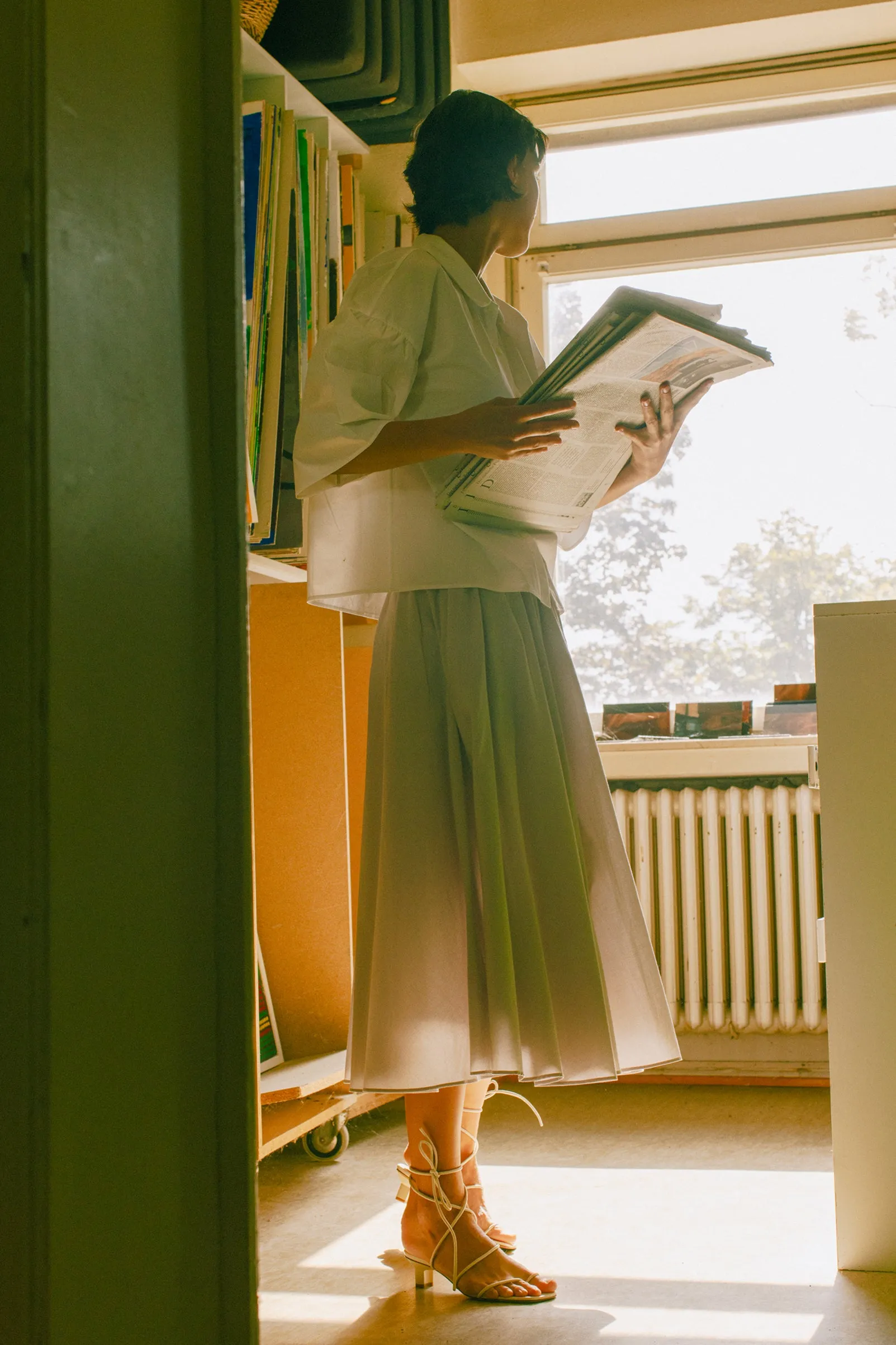 Poet Skirt -- Organic Cotton Voile