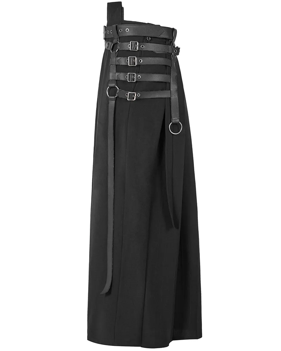 Punk Rave Samurai Warrior Mens Dieselpunk Kimono Pants