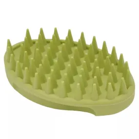 Safari Rubber Curry Brush Soft Tip Dog Grooming