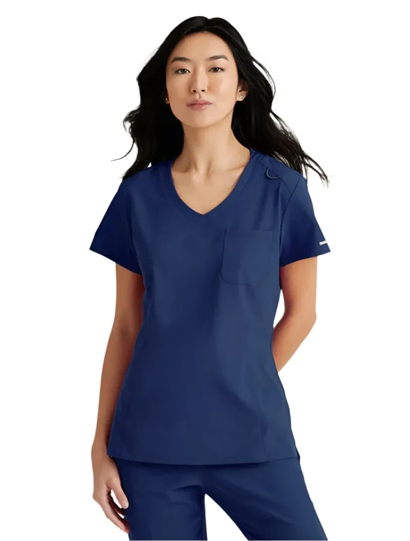 SKECHERS™ by Barco Dignity 1-Pocket Tuck-In Scrub Top