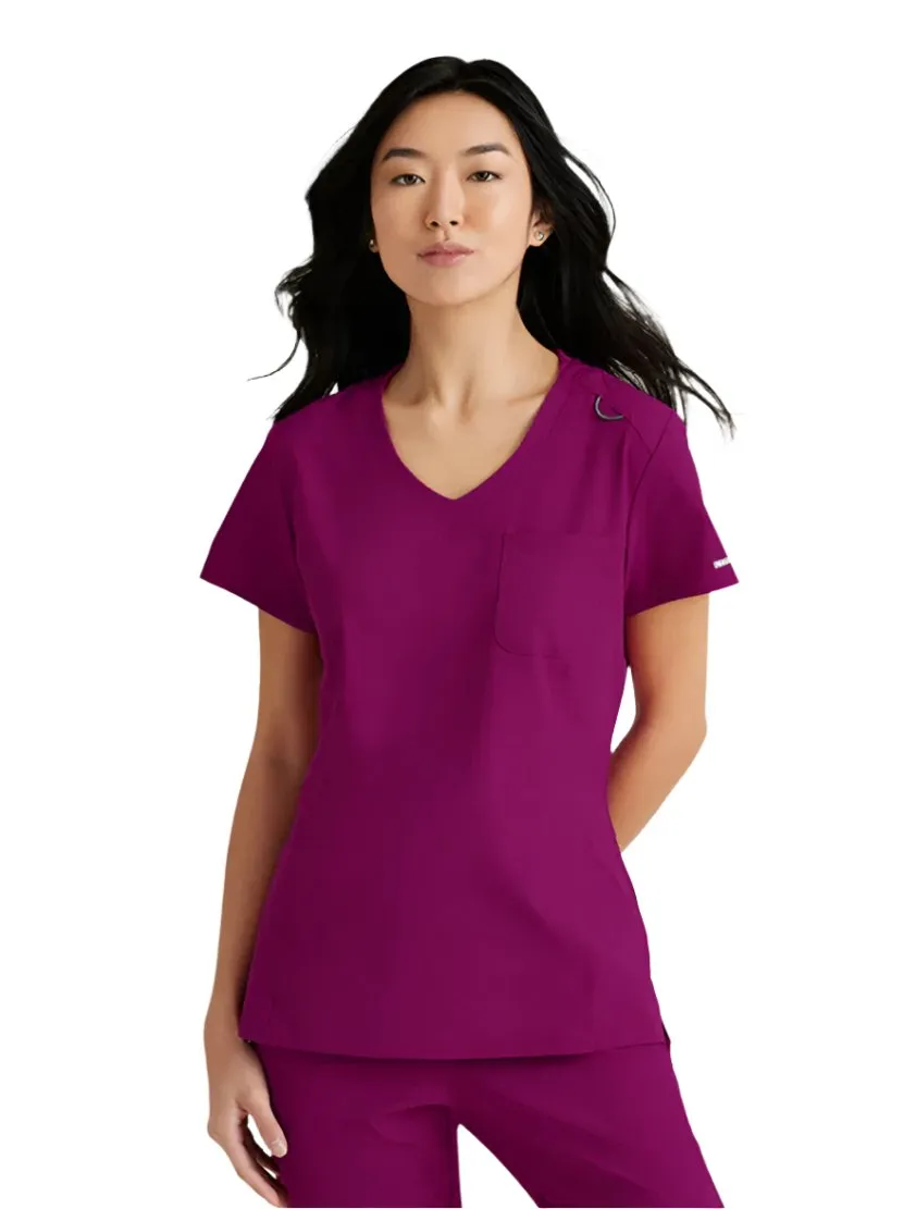 SKECHERS™ by Barco Dignity 1-Pocket Tuck-In Scrub Top