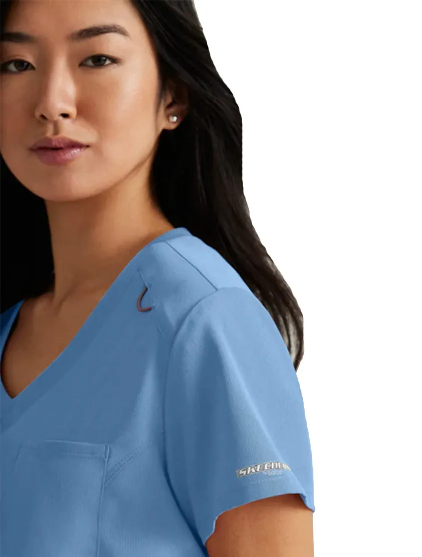 SKECHERS™ by Barco Dignity 1-Pocket Tuck-In Scrub Top