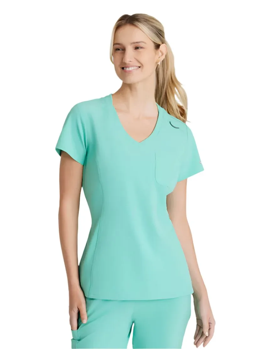SKECHERS™ by Barco Dignity 1-Pocket Tuck-In Scrub Top