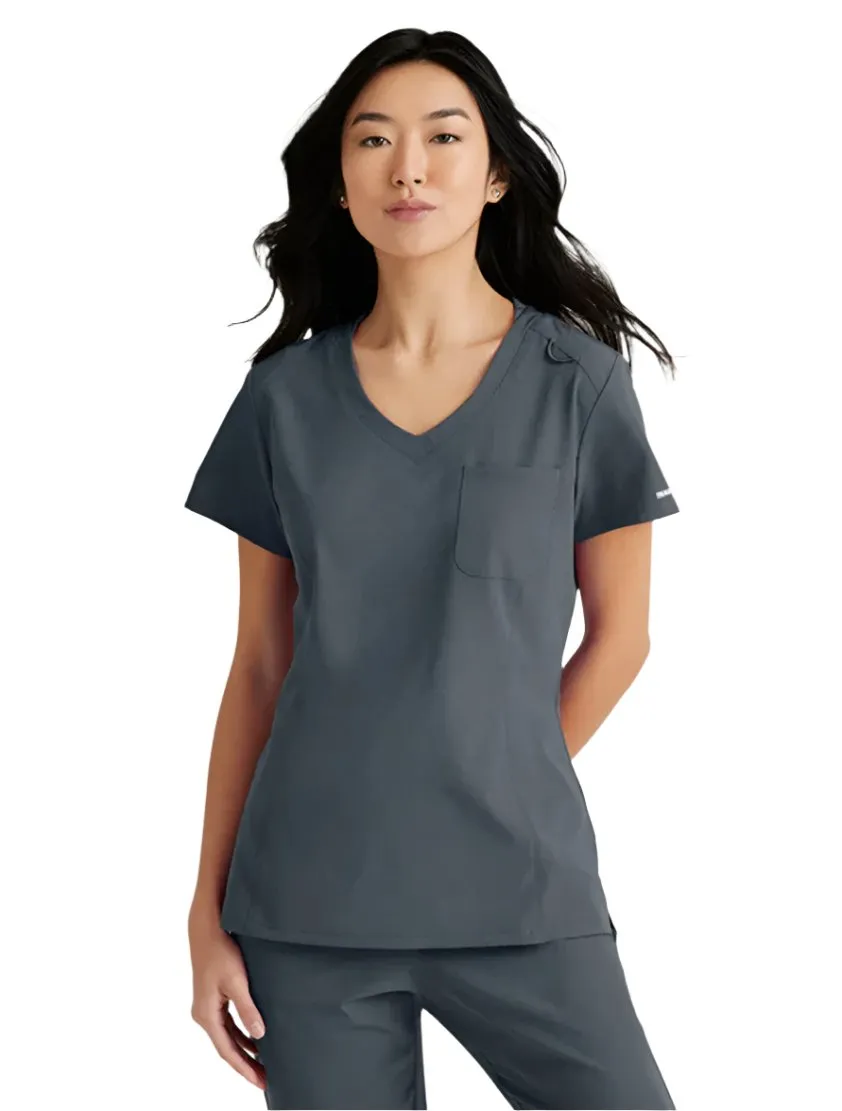 SKECHERS™ by Barco Dignity 1-Pocket Tuck-In Scrub Top