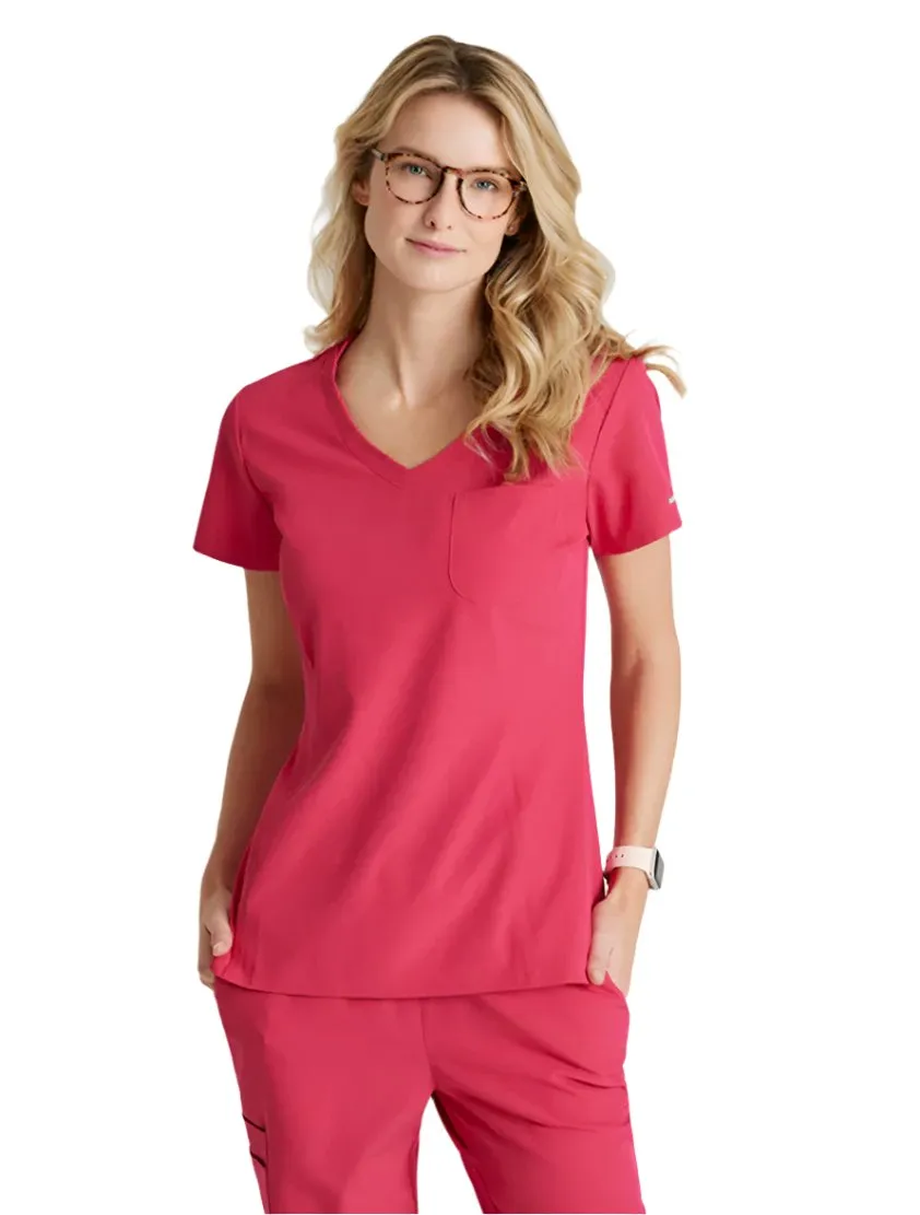 SKECHERS™ by Barco Dignity 1-Pocket Tuck-In Scrub Top
