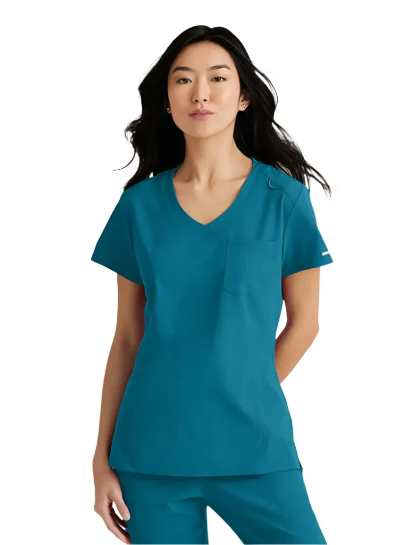 SKECHERS™ by Barco Dignity 1-Pocket Tuck-In Scrub Top