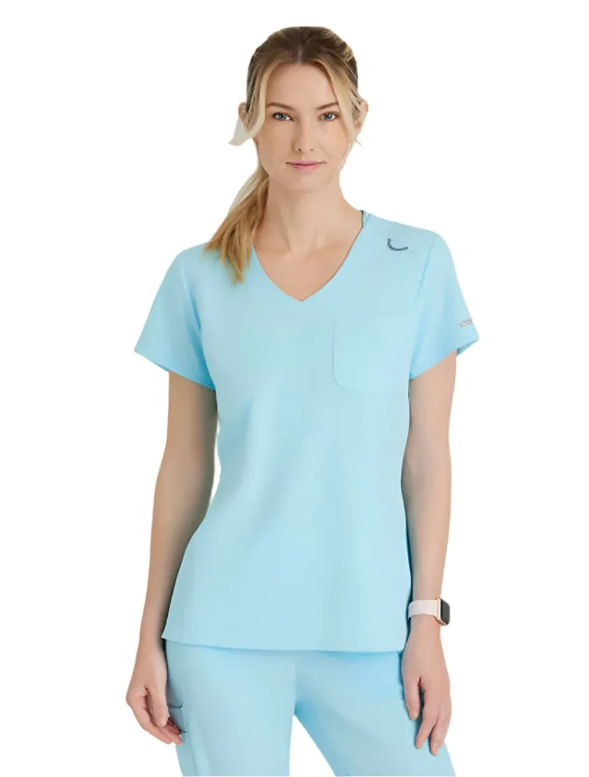 SKECHERS™ by Barco Dignity 1-Pocket Tuck-In Scrub Top
