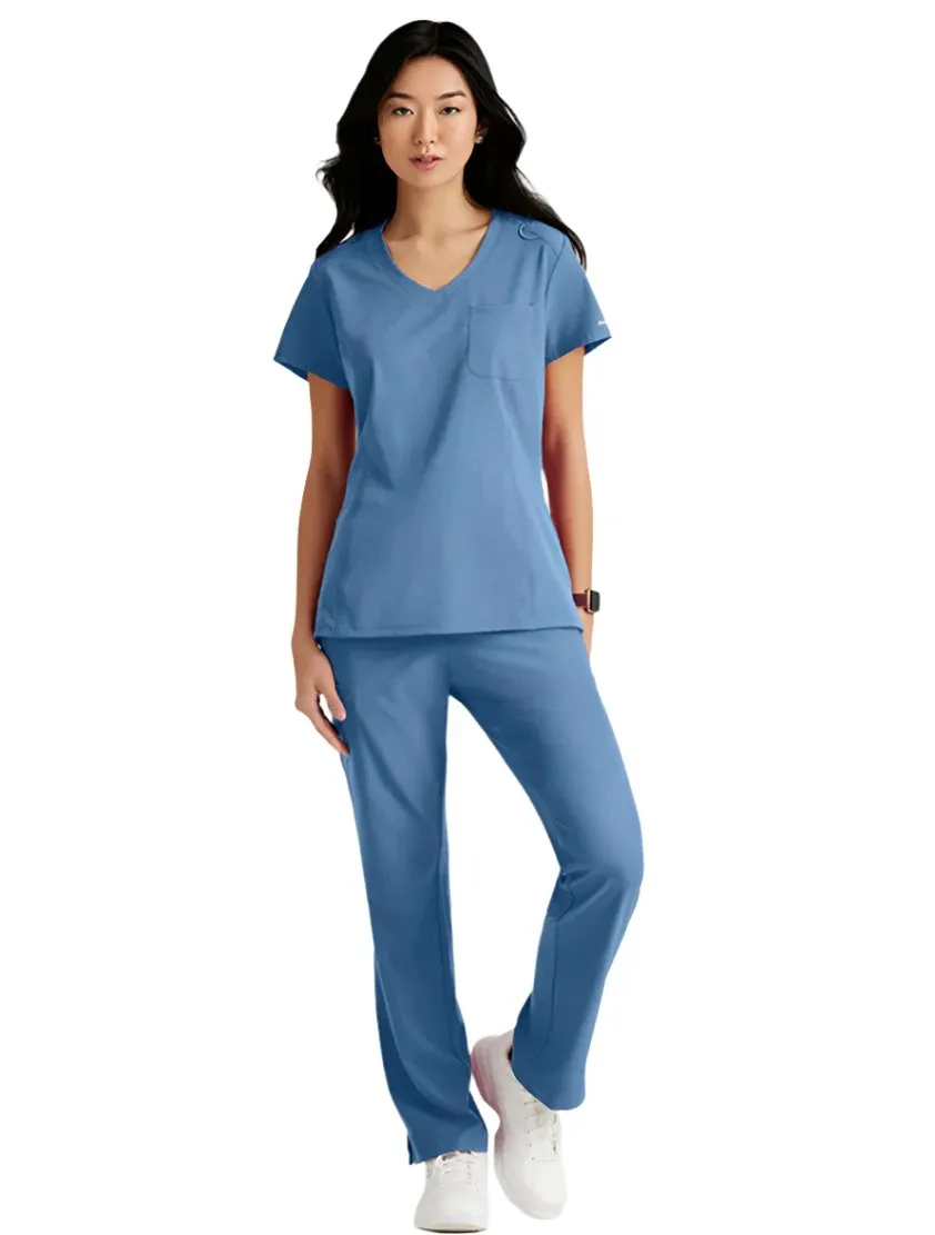SKECHERS™ by Barco Dignity 1-Pocket Tuck-In Scrub Top