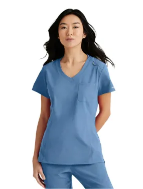 SKECHERS™ by Barco Dignity 1-Pocket Tuck-In Scrub Top