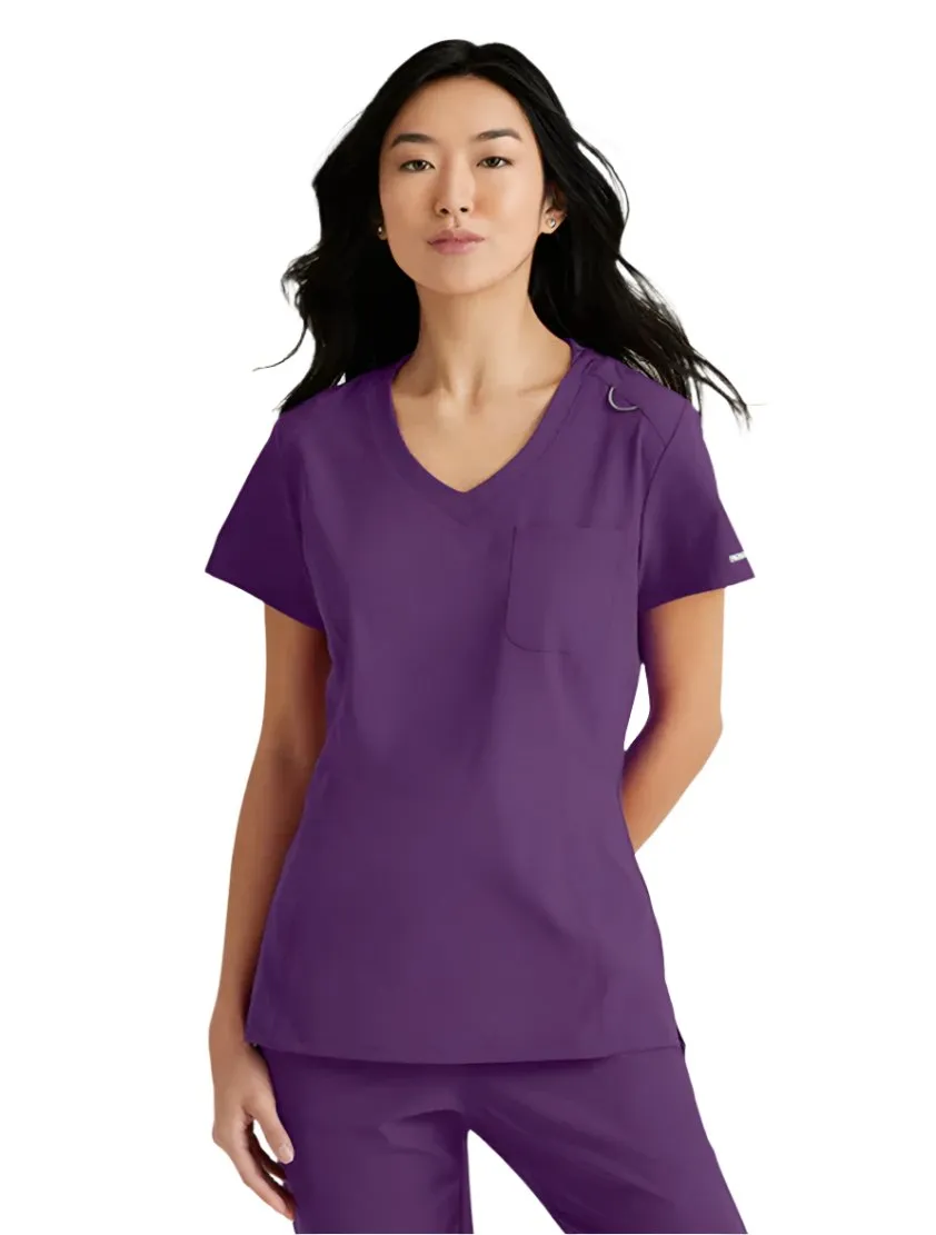 SKECHERS™ by Barco Dignity 1-Pocket Tuck-In Scrub Top
