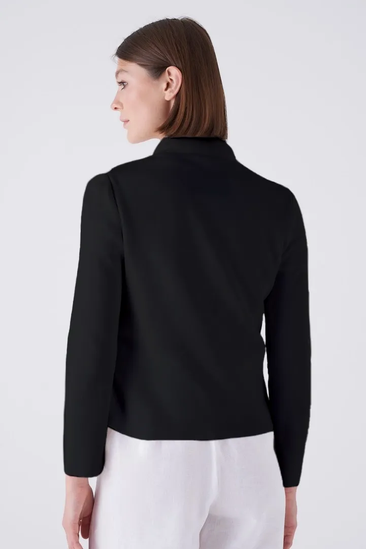 Spike L Knit Down Jacket - Black