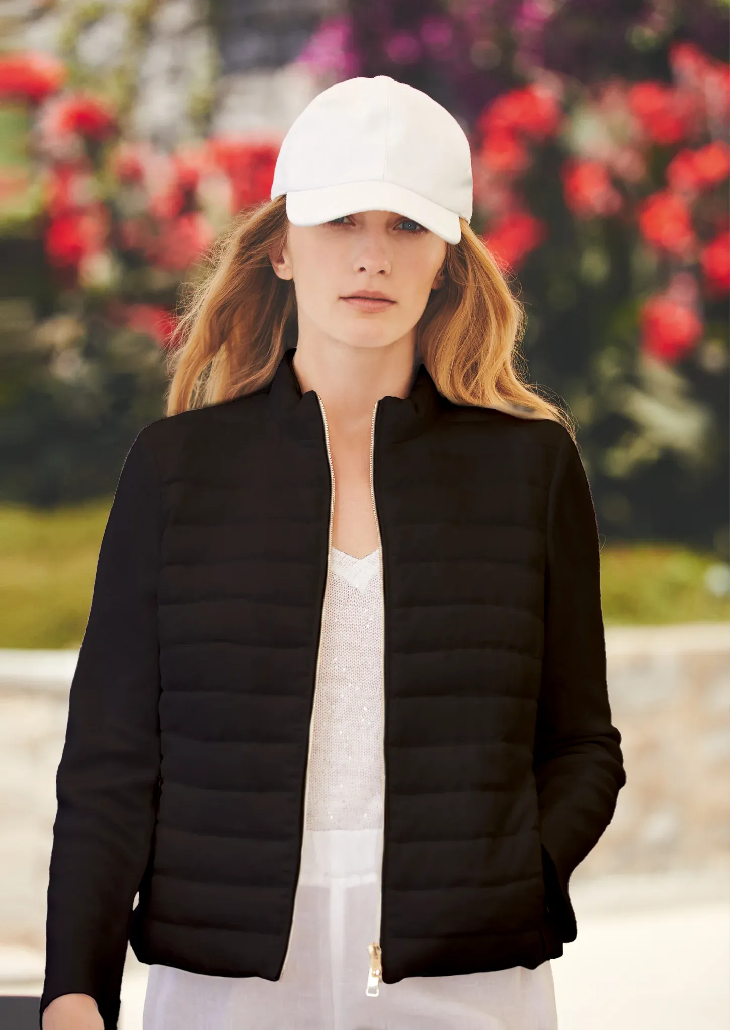 Spike L Knit Down Jacket - Black