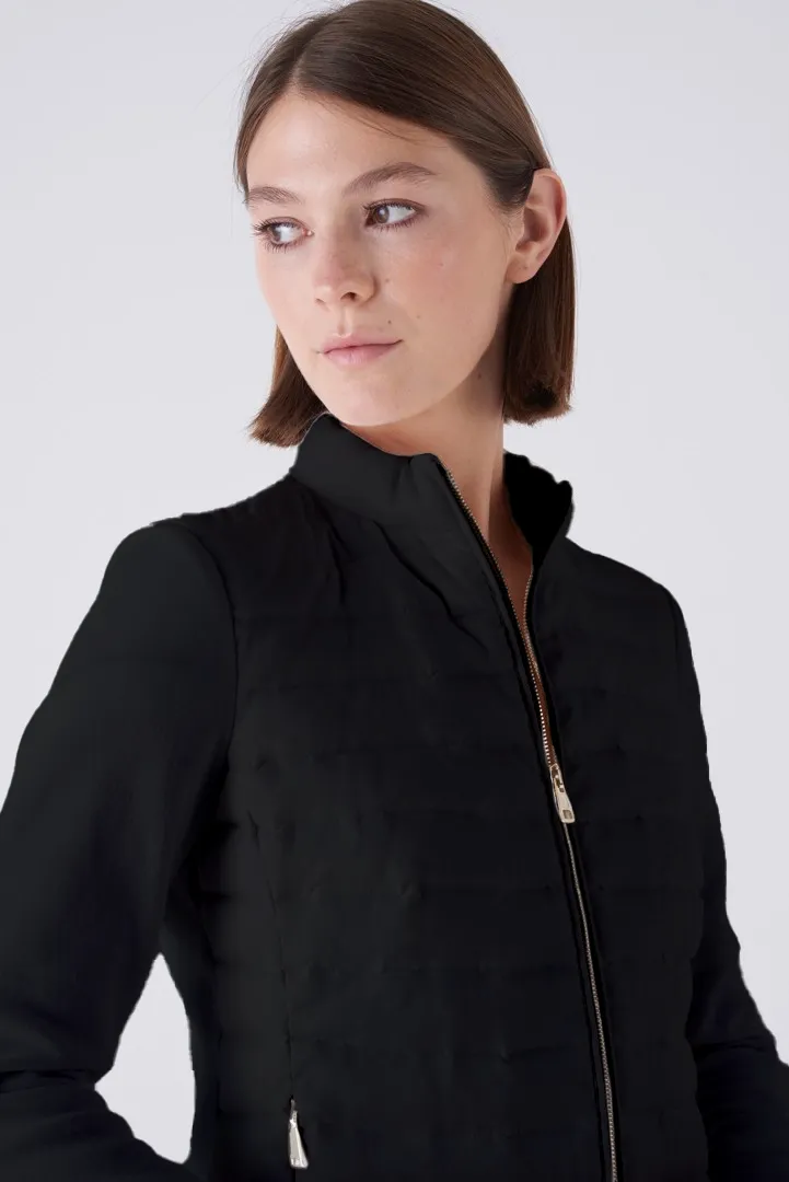 Spike L Knit Down Jacket - Black