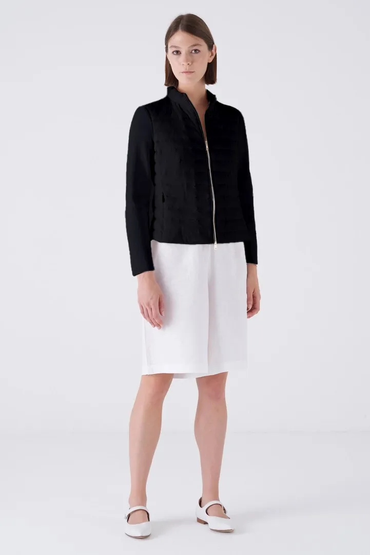 Spike L Knit Down Jacket - Black