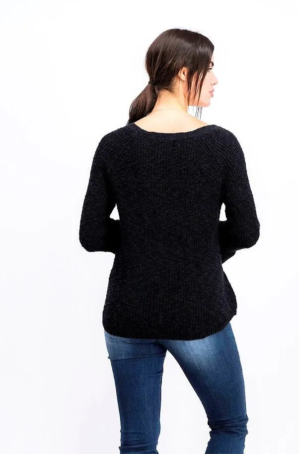 Style & Co Cotton Bell-Sleeve Sweater, Size S