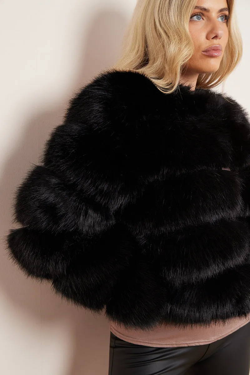 Super Soft Faux Fur Jacket - Salma