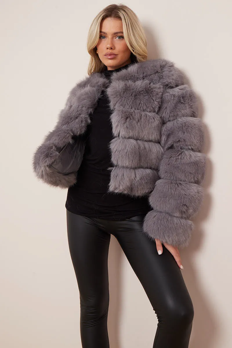 Super Soft Faux Fur Jacket - Salma