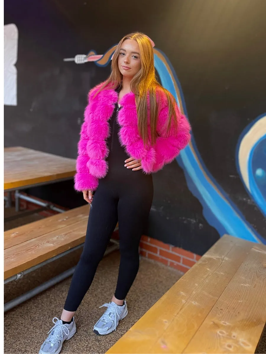 Super Soft Faux Fur Jacket - Salma