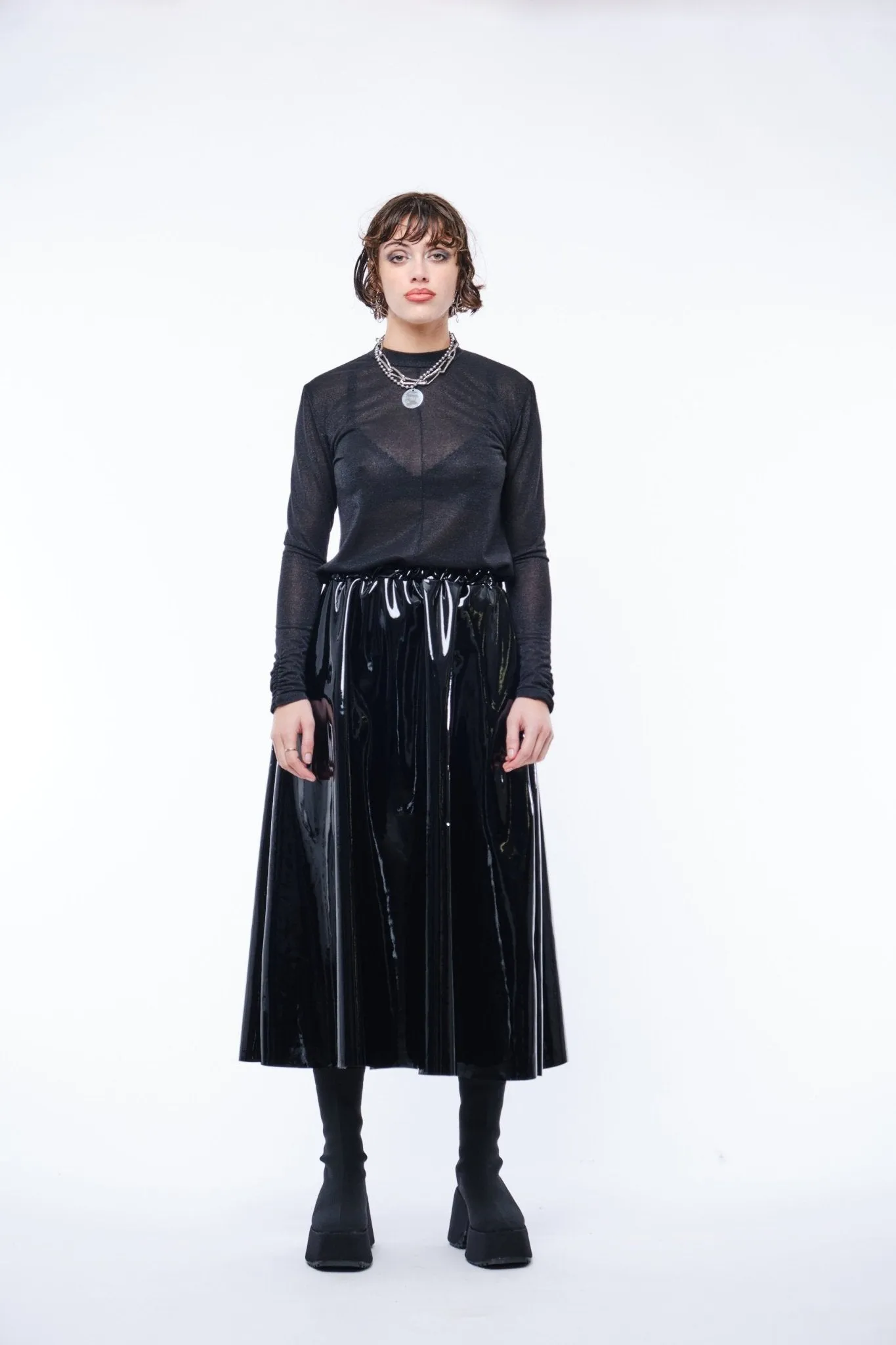Svart Skirt | Black PVC