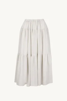 Teacake Skirt -- Cloud Cotton
