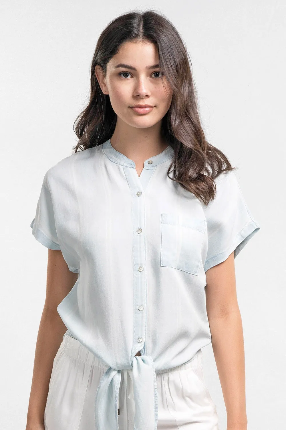 Tencel Short Sleeve Top