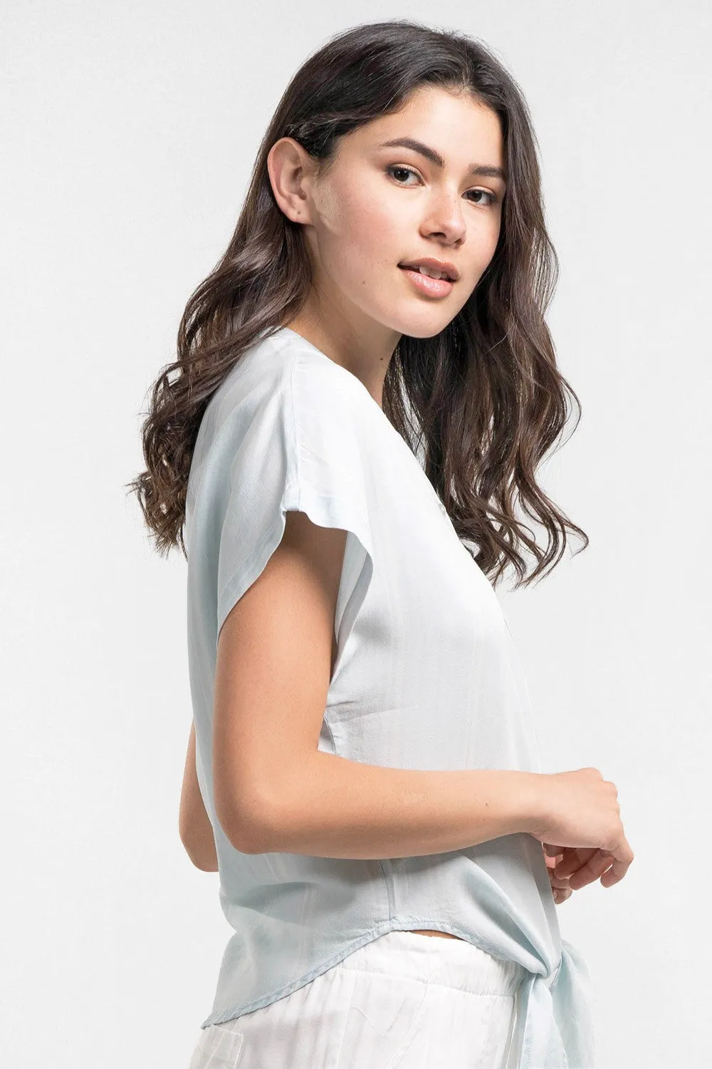 Tencel Short Sleeve Top