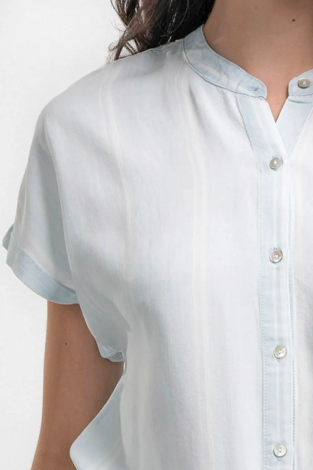 Tencel Short Sleeve Top