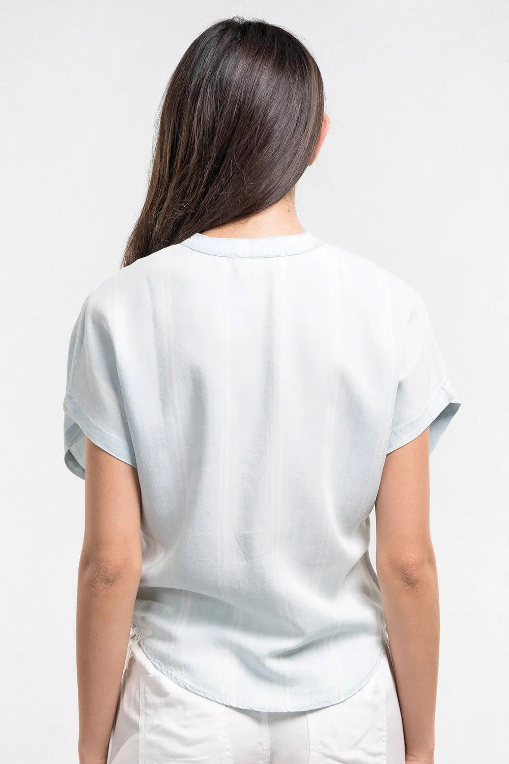 Tencel Short Sleeve Top