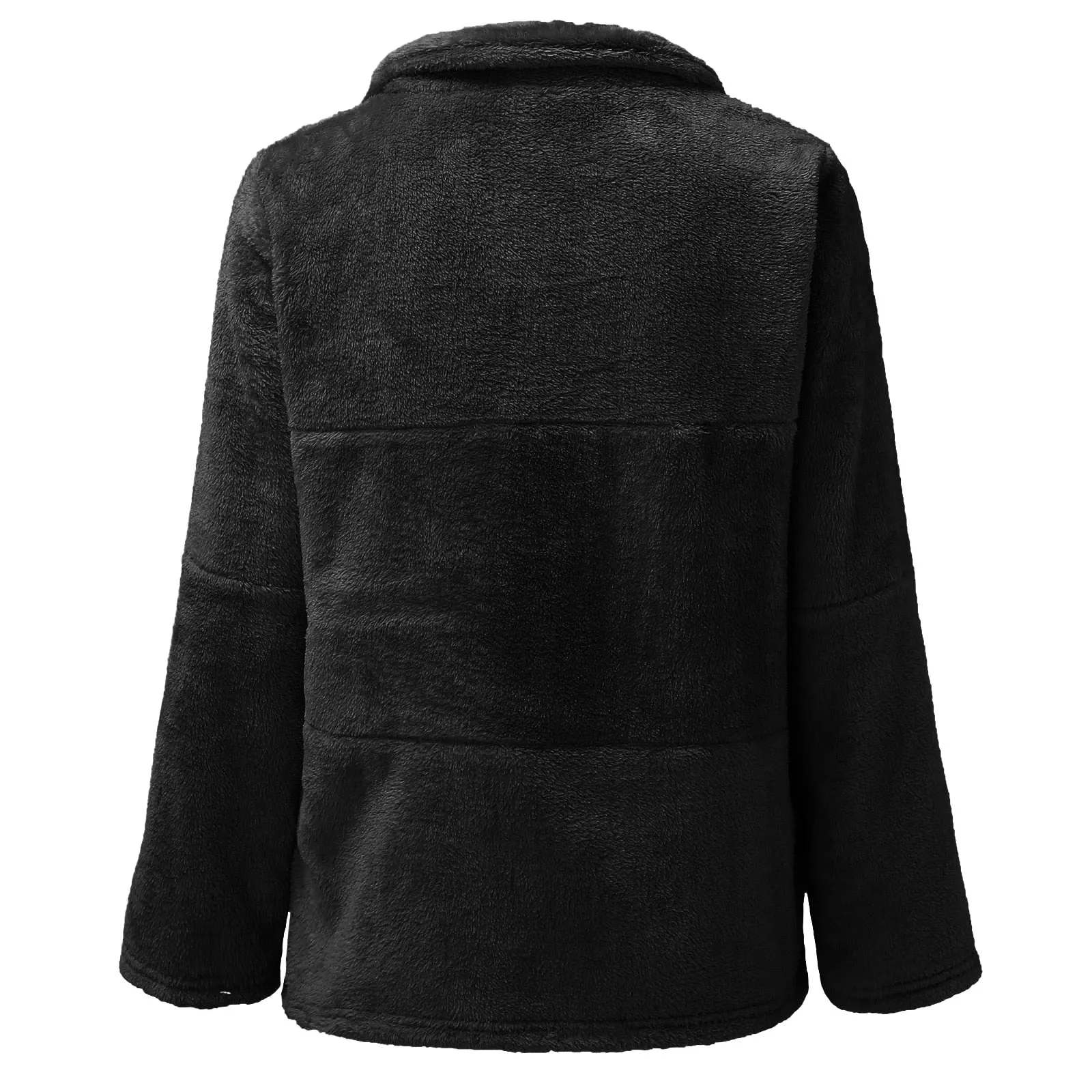 Warm Plush Cardigan Sweater/Coat With  Zipper