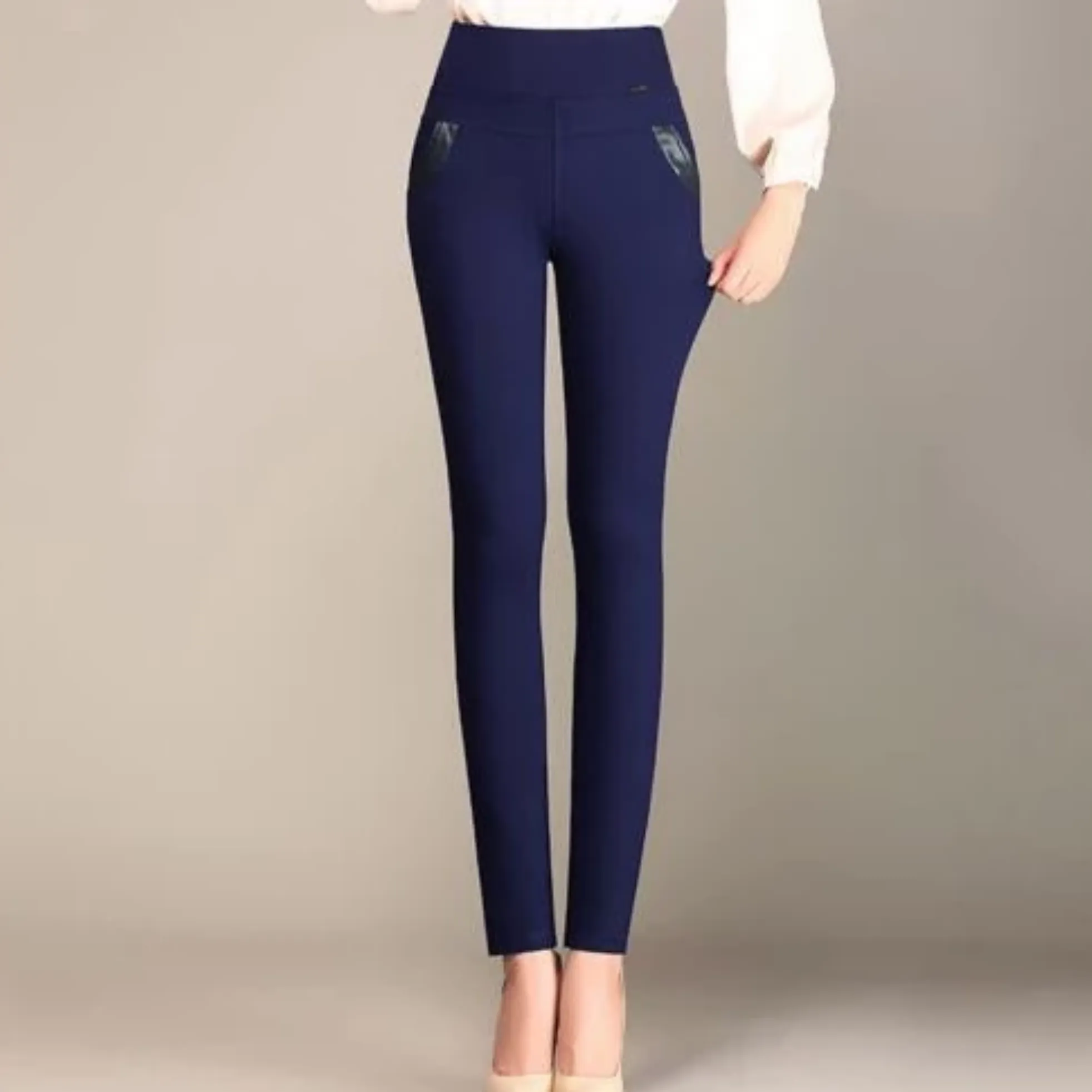 Women's Autumn/Winter High-Waist Warm Leggings | Plus Size