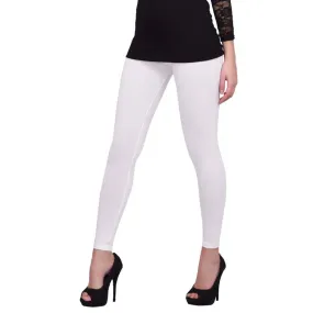 Women's Leggings Ankle Length Bottom White- On Sale- Price including GST